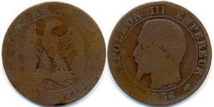 1 Franc Zweites Kaiserreich (1852-1870)  Napoleon III (1808-1873)