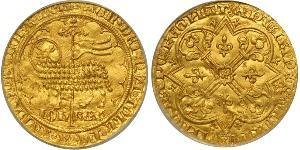 1 Franc 中世纪的法国 金 约翰二世 (法兰西)(1319-1364)