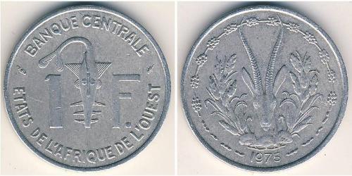 1 Franc 非洲联盟 铝 