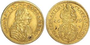 1 Goldgulden Kurfürstentum Bayern (1623 - 1806) Gold Ferdinand Maria (Bayern)(1636 – 1679)