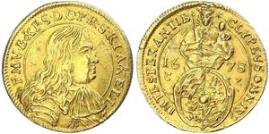 1 Goldgulden Elettorato di Baviera (1623 - 1806) Oro Ferdinando Maria di Baviera(1636 – 1679)