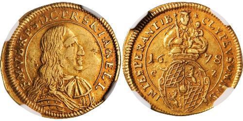 1 Goldgulden Elettorato di Baviera (1623 - 1806) Oro Ferdinando Maria di Baviera(1636 – 1679)