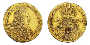 1 Goldgulden Баварія (курфюрство) (1623 - 1806) Золото Ferdinand Maria, Elector of Bavaria (1636 – 1679)