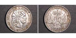 1 Gourde Haiti (1804 - ) Silber 