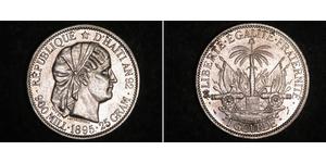 1 Gourde Гаити (1804 - ) Серебро 
