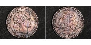 1 Gourde Гаити (1804 - ) Серебро 