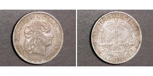 1 Gourde Гаити (1804 - ) Серебро 