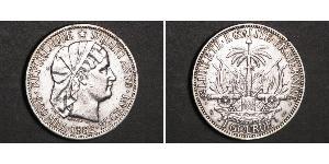1 Gourde Гаити (1804 - ) Серебро 