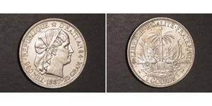 1 Gourde Гаїті (1804 - ) Срібло 