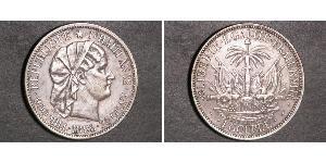 1 Gourde Гаїті (1804 - ) Срібло 