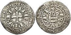 1 Groat Francia Plata Felipe IV de Francia (1268 -1314)