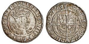 1 Groat Frankreich Silber 