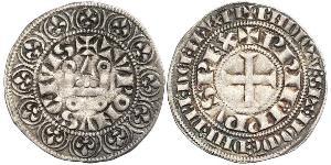 1 Groat Frankreich Silber Philip IV (1268 -1314)