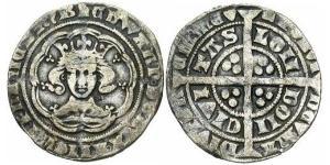 1 Groat Königreich England (927-1649,1660-1707) Silber Eduard III (1312-1377)