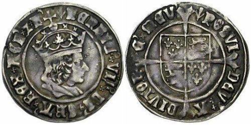 1 Groat Königreich England (927-1649,1660-1707) Silber Heinrich VII (1457 - 1509)
