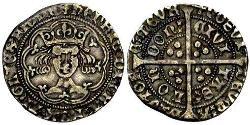 1 Groat Kingdom of England (927-1649,1660-1707) Silver Henry VI (1421-1471)