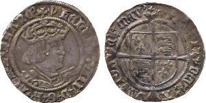 1 Groat 法国 銀 