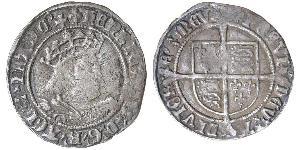 1 Groat 法国 銀 