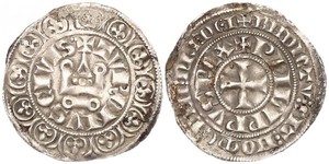1 Groat 法国 銀 腓力四世 (法兰西)(1268 -1314)