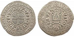 1 Gros Tournois Reino de Francia (843-1791) Plata Felipe V de Francia (1292 - 1322)