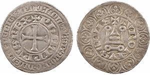 1 Gros Tournois Франкське королівство (843-1791) Срібло Філіп V Довгий (1292 - 1322)