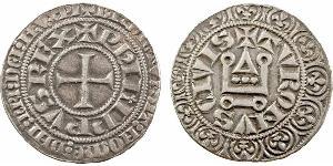 1 Gros Tournois Франкське королівство (843-1791) Срібло Філіп V Довгий (1292 - 1322)