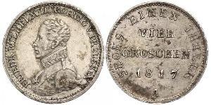 1 Groschen Royaume de Prusse (1701-1918) Argent Frédéric-Guillaume III de Prusse (1770 -1840)