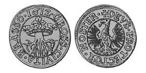 1 Groschen Principality of Transylvania (1571-1711) Plata 