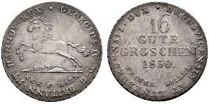 1 Groschen Hannover Silber 