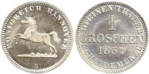 1 Groschen Hannover Silber Georg V. (Hannover) (1819 - 1878)