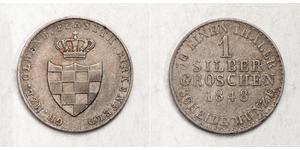 1 Groschen Germany Silver Augustus, Grand Duke of Oldenburg