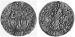1 Groschen Княжество Трансильвания (1571-1711) Серебро 