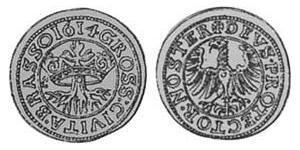 1 Groschen Княжество Трансильвания (1571-1711) Серебро 