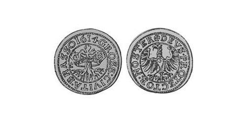 1 Groschen Княжество Трансильвания (1571-1711) Серебро 