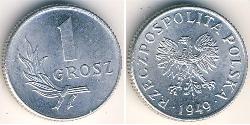 1 Grosh Polen Aluminium 