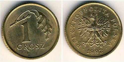 1 Grosh Third Polish Republic (1991 - ) Bronce 