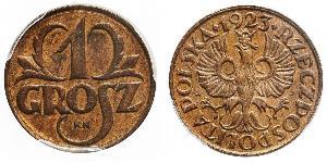 1 Grosh Deuxième République de Pologne (1918 - 1939) Cuivre 