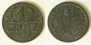 1 Grosh Zweite Polnische Republik (1918 - 1939) Kupfer 