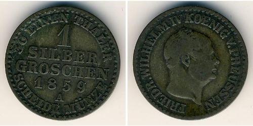 1 Grosh Reino de Prusia (1701-1918) Plata 