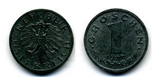 1 Grosh Austria ocupada  (1945-1955) Zinc 