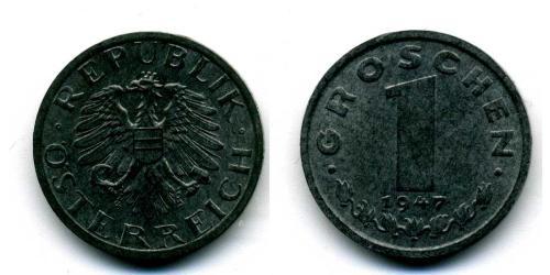 1 Grosh Austria ocupada  (1945-1955) Zinc 
