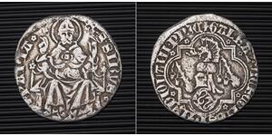 1 Grosso 意大利 銀 Galeazzo II Visconti