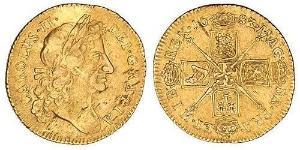 1 Guinea Königreich England (927-1649,1660-1707) Gold Karl II (1630-1685)