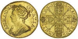 1 Guinea Königreich England (927-1649,1660-1707) Gold Anne (Großbritannien)(1665-1714)