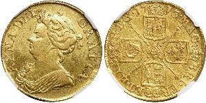 1 Guinea Königreich Großbritannien (1707-1801) Gold Anne (Großbritannien)(1665-1714)