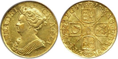 1 Guinea Königreich Großbritannien (1707-1801) Gold Anne (Großbritannien)(1665-1714)
