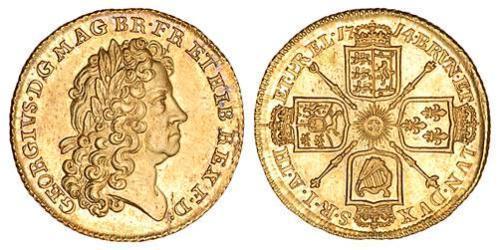 1 Guinea Königreich Großbritannien (1707-1801) Gold Georg I (1660-1727)