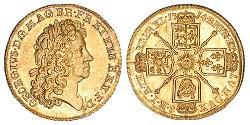 1 Guinea Regno Unito di Gran Bretagna (1707-1801) Oro Giorgio I (1660-1727)