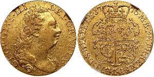 1 Guinea Reino de Gran Bretaña (1707-1801) Oro Jorge III (1738-1820)