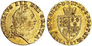 1 Guinea Reino de Gran Bretaña (1707-1801) Oro Jorge III (1738-1820)
